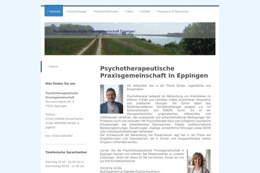 psychotherapeut-direkt.de - Psychotherapeut Eppingen