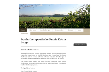 psychotherapeutische-praxis-lange.de - Psychotherapeut Krefeld