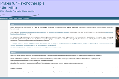 psychotherapie-gmw.de - Psychotherapeut Ulm