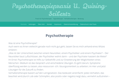 psychotherapie-quiring.de - Psychotherapeut Wolfsburg