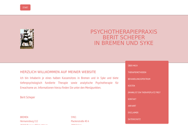 psychotherapie-scheper.jimdo.com - Psychotherapeut Bremen