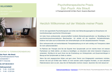 psychotherapie-strauss.de - Psychotherapeut Chemnitz