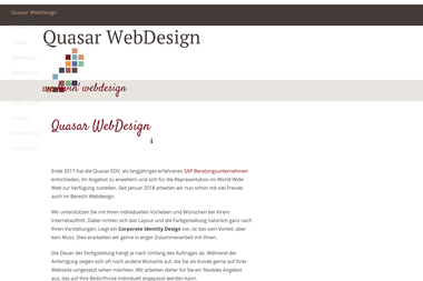 quasar-webdesign.de - Web Designer Wildeshausen