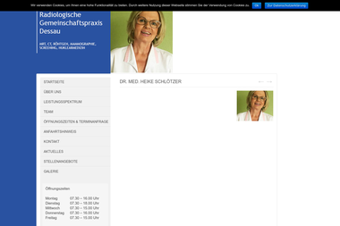radiologen-dessau.de/mitarbeiter/dr-med-heike-schloetzer - Dermatologie Dessau-Rosslau