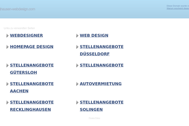 recklinghausen-webdesign.com - Web Designer Recklinghausen