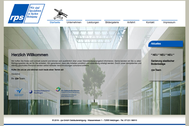 rps-gebaeudereinigung.de - Chemische Reinigung Metzingen