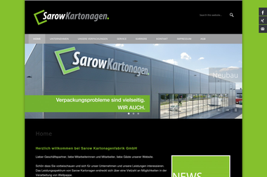 sarow-kartonagen.de - Verpacker Mühlacker