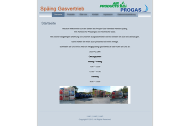 spaeing-gasvertrieb.de - Flüssiggasanbieter Iserlohn