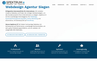 spektrume.de - Web Designer Siegen