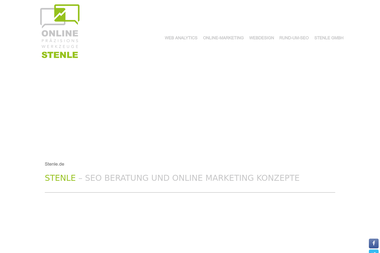 stenle.de - Online Marketing Manager Bochum