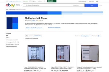 stores.ebay.de/Elektrotechnik-Claus - Elektriker Ibbenbüren