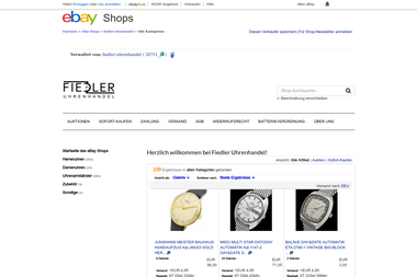 stores.ebay.de/Fiedler-Uhrenhandel - Juwelier Garbsen