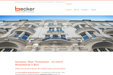 stuck-becker.com - Renovierung Bonn