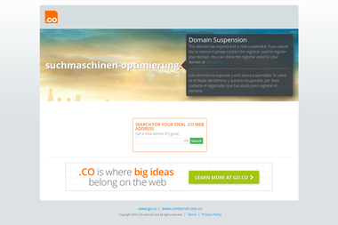 suchmaschinen-optimierung.co - Online Marketing Manager Coburg