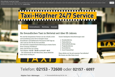 taxi-hoepfner.de - Autoverleih Nettetal