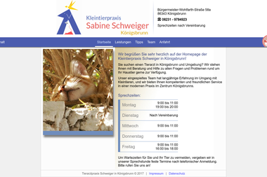 tierarztpraxis-schweiger.de - Tiermedizin Königsbrunn