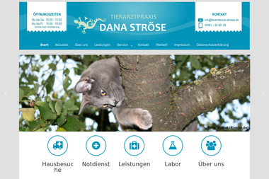 tierarztpraxis-stroese.de - Tiermedizin Warendorf