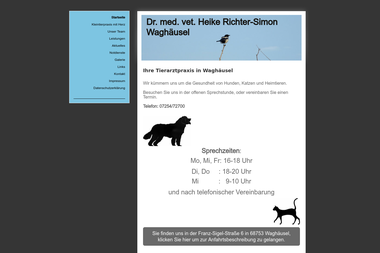 tierarzt-waghaeusel.jimdo.com - Tiermedizin Waghäusel