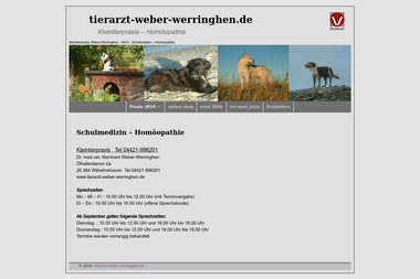 tierarzt-weber-werringhen.de - Tiermedizin Wilhelmshaven