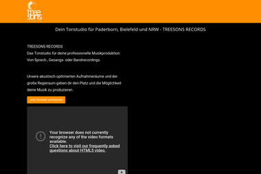 treesonsrecords.com - Tonstudio Paderborn