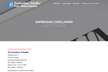 trockenbau-schaller.de/38-2 - Verputzer Usingen