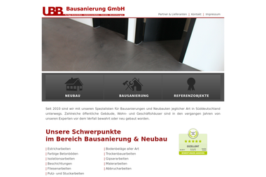 ubb-bausanierung.de - Abbruchunternehmen Müllheim