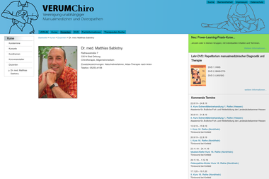 verumchiro.de/kurse/dozenten/dr-med-matthias-sablotny - Dermatologie Bad Driburg