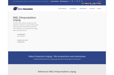 videoproduktion.wiel.org - Kameramann Leipzig
