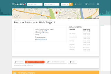 web2.cylex.de/firma-home/postbank-finanzcenter-filiale-torgau-1-6852568.html - Finanzdienstleister Torgau