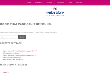 werbe-blank.com/index.shtml - Werbeagentur Sonthofen