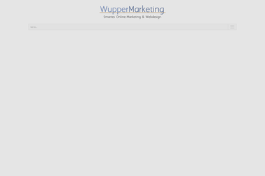 wuppermarketing.de - Online Marketing Manager Wuppertal