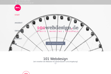 101webdesign.de - Online Marketing Manager Kaiserslautern