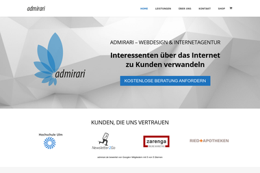 admirari.de - Web Designer Ulm
