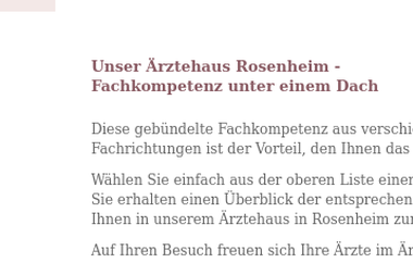 aerztehaus-rosenheim.de - Dermatologie Rosenheim