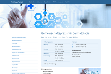 aerztehaus-rostock.de/dienstleister/frau-dr-med-blank-und-frau-dr-med-ehlers.html - Dermatologie Rostock