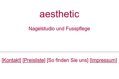 aesthetic-studio.net - Nagelstudio Erlangen