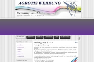 agrotis-werbung.de - Werbeagentur Flensburg
