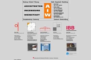 aiw-weinstadt.de - Architektur Weinstadt
