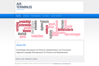aixterminus.com - Übersetzer Aachen