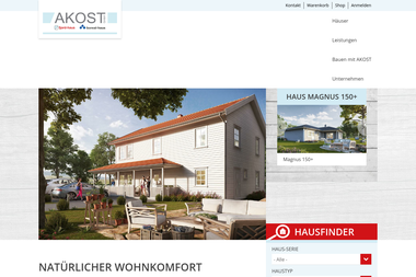 akost-hausbau.de - Fertighausanbieter Rostock