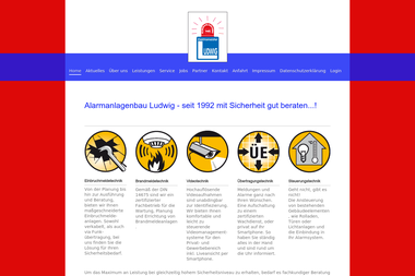 alarmanlagenbau-ludwig.com - Elektriker Burscheid