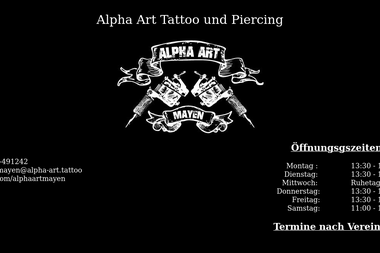 alpha-art.tattoo - Tätowierer Mayen