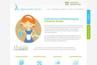 alpha-facility-service.de - Reinigungskraft Reinbek