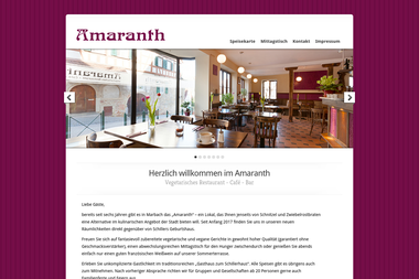 amaranth-marbach.de - Catering Services Marbach Am Neckar