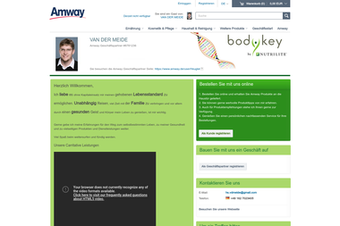 amway.de/user/hkugler - Online Marketing Manager Herzogenrath
