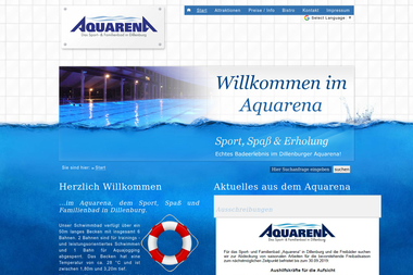 aquarena.org - Schwimmtrainer Dillenburg
