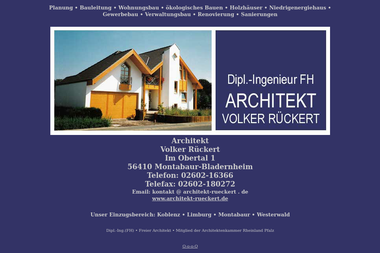 architekt-rueckert.de - Architektur Montabaur