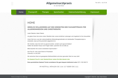arztpraxis-elsner.de - Dermatologie Chemnitz