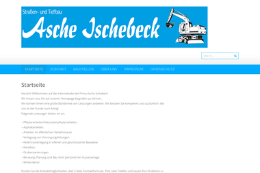 asche-ischebeck.de - Straßenbauunternehmen Solingen