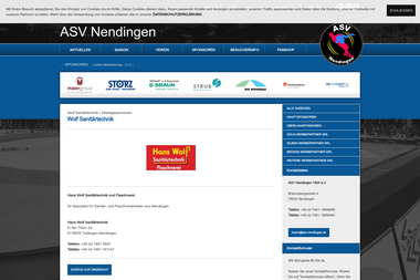 asv-nendingen.de/die-sponsoren/sponsor-wolf-sanitaertechnik - Heizungsbauer Tuttlingen